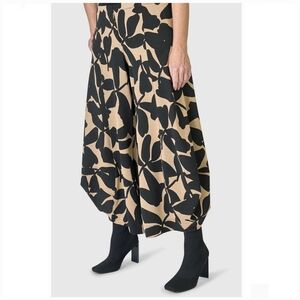 NWT Alembika Jenny Jacquard Punto Pants, Blackout Size 7 (US 18-20)